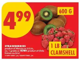 STRAWBERRIES OR KIWI
