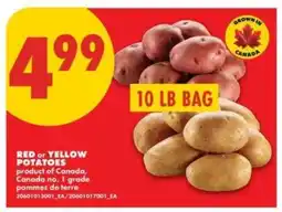 No Frills RED or YELLOW POTATOES offer