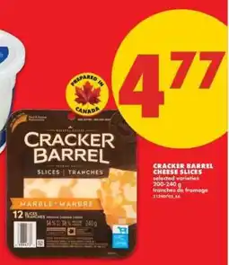 No Frills Cracker Barrel Cheese Slices offer