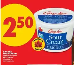 No Frills GAY LEA SOUR CREAM offer