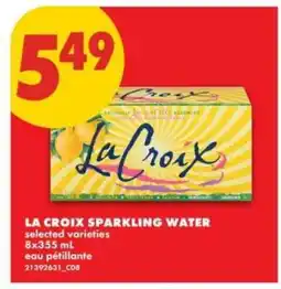 No Frills LA CROIX Sparkling Water offer