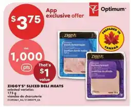 No Frills Ziggy's Sliced Deli Meats offer