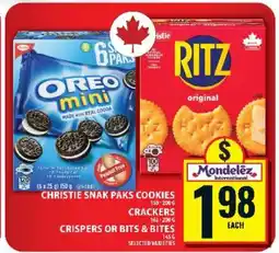 Food Basics Christie Snak Paks Cookies or Crackers offer