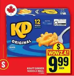 Food Basics Kraft Dinner Noodle Meal offer