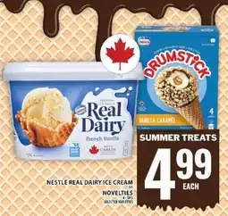 Food Basics Nestlé Real Dairy Ice Cream & Drumstick Novelties offer