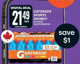 Food Basics GATORADE SPORTS DRINKS offer