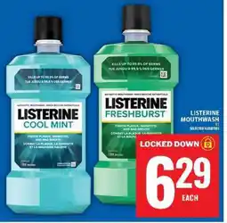 Food Basics Listerine Mouthwash 1L offer