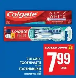 Food Basics Colgate Toothpaste/Toothbrush offer