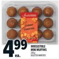 Metro Irresistible mini muffins offer