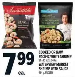 Metro Irresistible cooked or raw pacific white shrimp offer