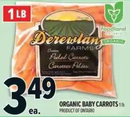 Metro Derewlan Farms organic baby carrots offer