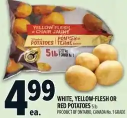 Metro White, yellow-flesh or red potatoes offer