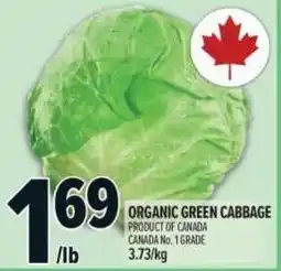 Metro organic green cabbage offer