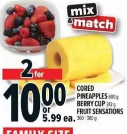 Metro fruit sensations offer