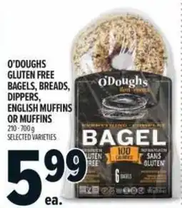 Metro O'doughs bagels offer