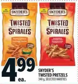 Metro Snyder's twisted pretzels offer