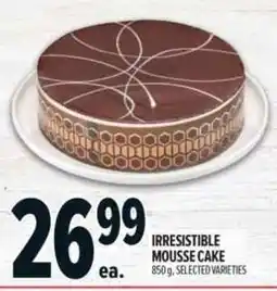 Metro Irresistible mousse cake offer