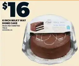 Independent Grocer Elite milky way dome cake offer