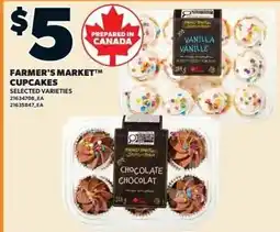 Independent Grocer Farmer's Market cupcakes offer
