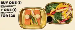 Independent Grocer Ready to cook salmon or chicken entree offer