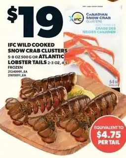 Independent Grocer Icf wild cooked snow crab clusters offer