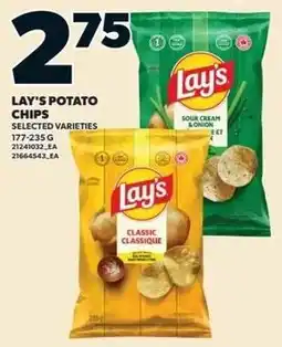 Independent Grocer Lay's potato chips selected varieties offer