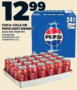Independent Grocer Coca-Cola or Pepsi soft drinks offer