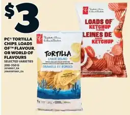 Independent Grocer PC tortilla chips offer