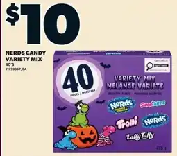 Independent Grocer Nerds candy variety mix offer