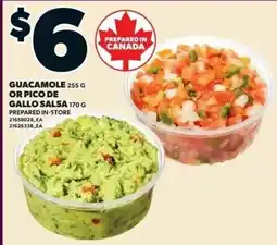 Independent Grocer Guacamole or Pico de Gallo Salsa offer