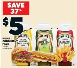 Independent Grocer Heinz condiment pack offer