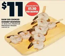 Independent Grocer Shrimp Skewers offer