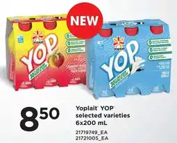 Independent Grocer Yoplait YOP selected varieties offer