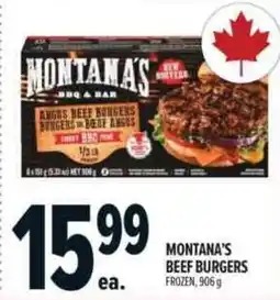 Metro Montana's beef burgers offer