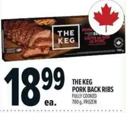 Metro The Keg pork back ribs offer