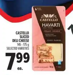 Metro Castello sliced deli cheese offer
