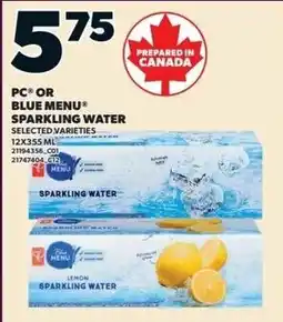 Independent Grocer PC sparkling water offer
