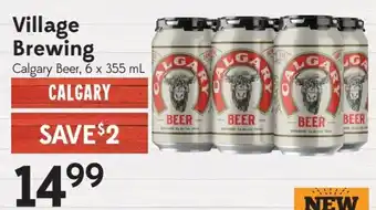 Village Brewing Calgary Beer