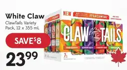 Sobeys White Claw ClawTails Variety offer