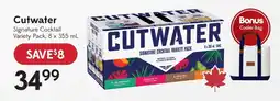 Sobeys Cutwater signature cocktail variety pack offer