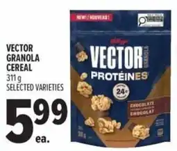 Metro Kellogg's vector granola cereal offer
