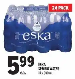 Metro Eska spring water offer