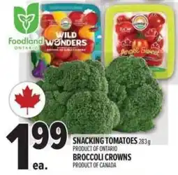 Metro Snacking Tomatoes Broccoli Crowns offer