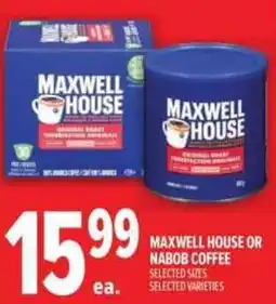 Metro Maxwell house coffee offer