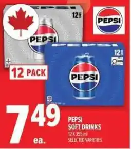 Metro Pepsi soft drinks offer