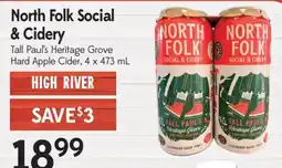Sobeys North Folk Social & Cidery Tall Paul's Heritage Grove Hard Apple Cider offer
