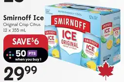 Sobeys Liquor Smirnoff ice original crisp citrus offer