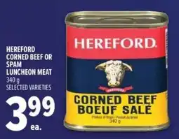 Metro Hereford corned beef or spam luncheon meat offer
