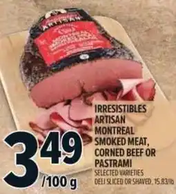 Metro Irresistibles Artisan Montreal Smoked Meat Corned Beef or Pastrami offer