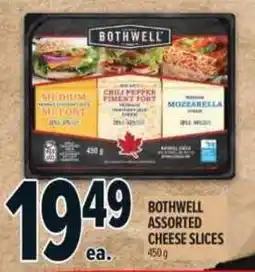 Metro Bothwell assorted cheese slices offer